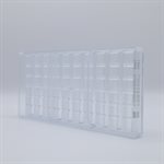 CHOCOLATE MOULD BAR 6 SQUARE PORTIONS