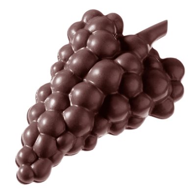 POLYCARBONATE MOLD BUNCH OF GRAPES 27.5X17.5X2.4CM