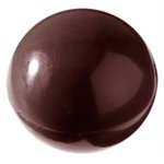 POLYCARBONATE MOLD SPHERE 38MM 27.5X17.5X2.4CM
