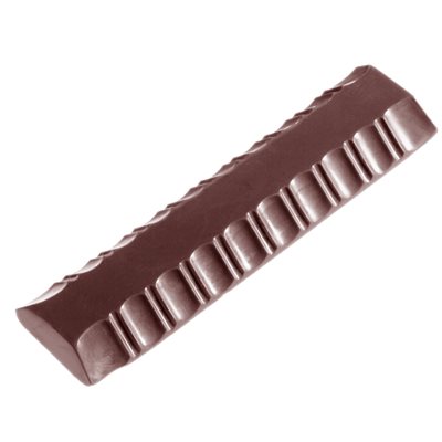 POLYCARBONATE MOLD BAR FACETTEN 27.5X17.5X2.4CM