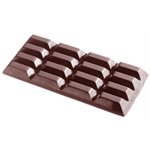 POLYCARBONATE MOLD TABLET 4X4 LONG 27.5X17.5X2.4CM