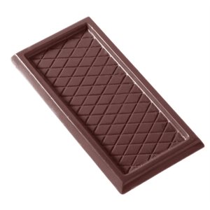 POLYCARBONATE MOLD SLIDE LOZENGE 27.5X17.5X2.4CM