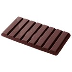 POLYCARBONATE MOLD TABLET 1X8 FLAT 27.5X17.5X2.4CM