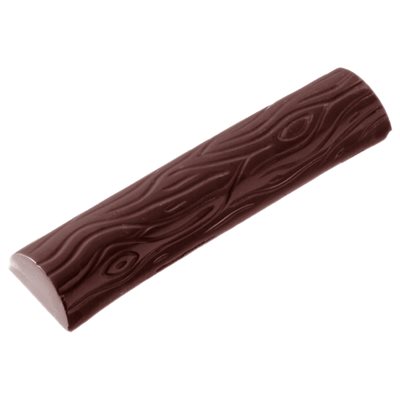 POLYCARBONATE MOLD BUCHE LONG 27.5X17.5X2.4CM