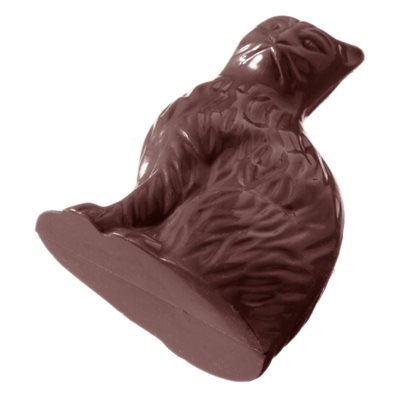 POLYCARBONATE MOLD SITTING CAT 27.5X17.5X2.4CM