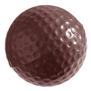 POLYCARBONATE MOLD GOLFBALL 27.5X17.5X2.4CM