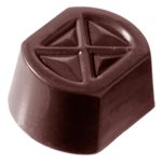 POLYCARBONATE MOLD SQUARE CROSS 27.5X17.5X2.4CM