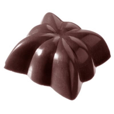 POLYCARBONATE MOLD SQUAREE STAR 27.5X17.5X2.4CM