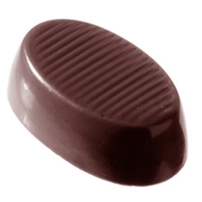 POLYCARBONATE MOLD OVAL SHORT 27.5X17.5X2.4CM