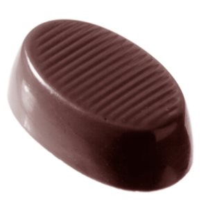 POLYCARBONATE MOLD OVAL SHORT 27.5X17.5X2.4CM