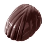 POLYCARBONATE MOLD BONBON WAVED 27.5X17.5X2.4CM
