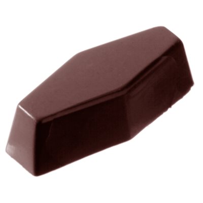 POLYCARBONATE MOLD HEXAGON LONG 27.5X17.5X2.4CM