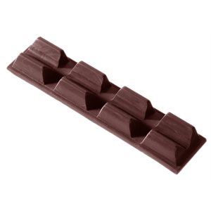 POLYCARBONATE MOLD DEEP 4X2 BLOCKS 27.5X17.5X2.4CM