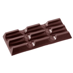POLYCARBONATE MOLD TABLET 3X3 LONG 27.5X17.5X2.4CM