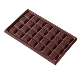 POLYCARBONATE MOLD TABLET 4X7 FLAT 27.5X17.5X2.4CM