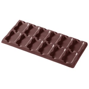 POLYCARBONATE MOLD TABLET 2X6 DEEP 27.5X17.5X2.4CM