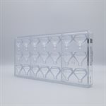 POLYCARBONATE MOLD HEART 145MM 27.5X17.5X2.4CM