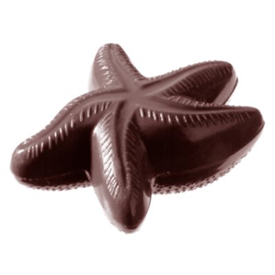 POLYCARBONATE MOLD STARFISH 27.5X17.5X3.5CM