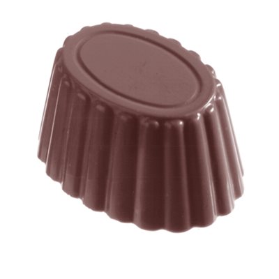 POLYCARBONATE MOLD CUVETTE OVAL 27.5X17.5X2.4CM