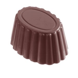 POLYCARBONATE MOLD CUVETTE OVAL 27.5X17.5X2.4CM