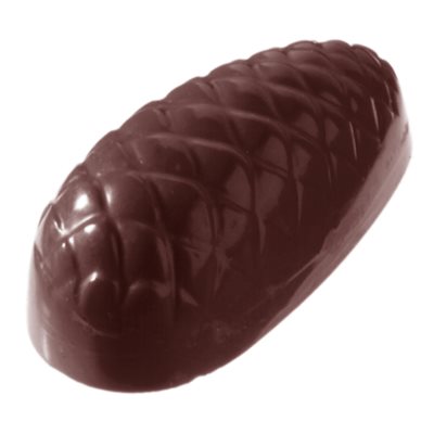 POLYCARBONATE MOLD PINE CONE 27.5X17.5X2.4CM