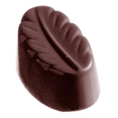 POLYCARBONATE MOLD SMALL LEAF LONG 27.5X17.5X2.4CM