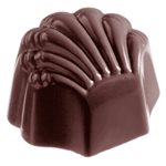 POLYCARBONATE MOLD SCALLOP LARGE 27.5X17.5X2.4CM