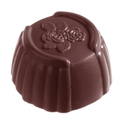 POLYCARBONATE MOLD CUVETTE ROSE 27.5X17.5X2.4CM