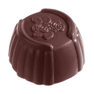 POLYCARBONATE MOLD CUVETTE ROSE 27.5X17.5X2.4CM