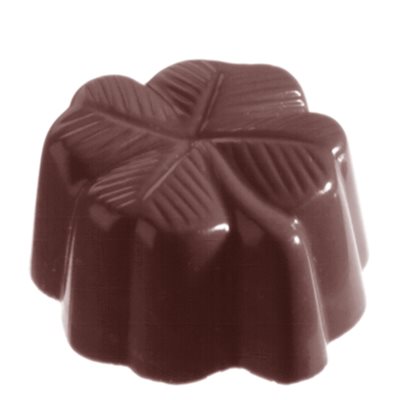 POLYCARBONATE MOLD CLOVER 27.5X17.5X2.4CM