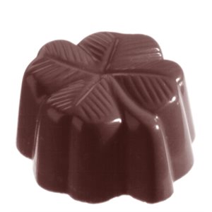 POLYCARBONATE MOLD CLOVER 27.5X17.5X2.4CM