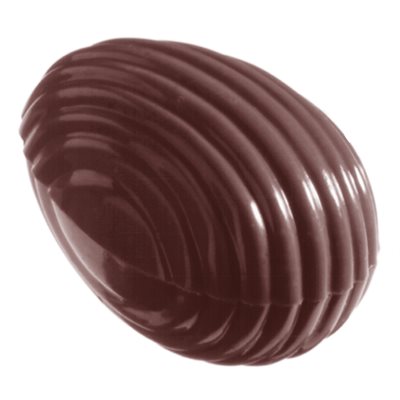 POLYCARBONATE MOLD EGG STRIPE 27.5X17.5X2.4CM