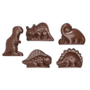 POLYCARBONATE MOLD DINOSAUR 5 FIG 27.5X17.5X2.4CM