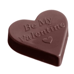 POLYCARBONATE MOLD BE MY VALENTINE 27.5X17.5X2.4CM