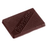 POLYCARBONATE MOLD CHOCOLATE 27.5X17.5X2.4CM