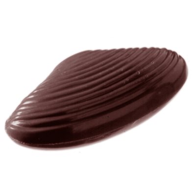 POLYCARBONATE MOLD ZEBRA MUSSEL 27.5X17.5X2.4CM