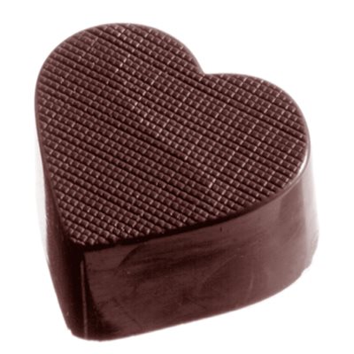 POLYCARBONATE MOLD SMALL HEART 27.5X17.5X2.4CM