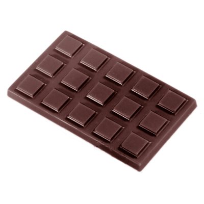 POLYCARBONATE MOLD CARAQUE LOZENGE 27.5X17.5X2.4CM