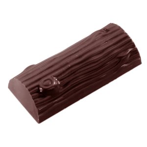 POLYCARBONATE MOLD BUCHE 165MM 27.5X17.5X4CM