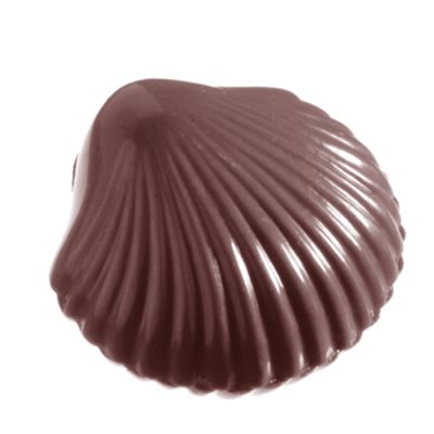 POLYCARBONATE MOLD SMALL SHELL 27.5X17.5X2.4CM