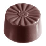 POLYCARBONATE MOLD FRENCH ROUND 27.5X17.5X2.4CM