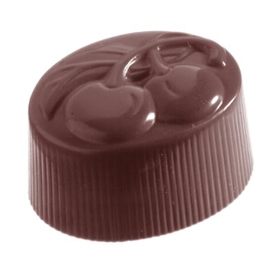 POLYCARBONATE MOLD CHERRY DOUBLE 27.5X17.5X2.4CM