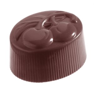 POLYCARBONATE MOLD CHERRY DOUBLE 27.5X17.5X2.4CM