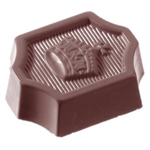 POLYCARBONATE MOLD CROWN 27.5X17.5X2.4CM