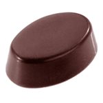 POLYCARBONATE MOLD OVAL PLAIN 27.5X17.5X2.4CM