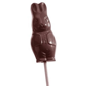POLYCARBONATE MOLD LOLLY HARE 27.5X17.5X2.4CM