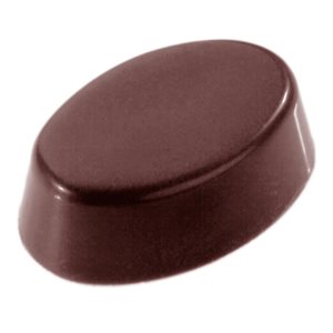 POLYCARBONATE MOLD OVAL PLAIN 5X8 27.5X17.5X2.4CM