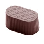 POLYCARBONATE MOLD OVAL BASKET 27.5X17.5X2.4CM