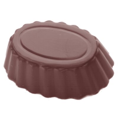 POLYCARBONATE MOLD CUVETTE OVAL 27.5X17.5X2.4CM