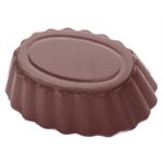 POLYCARBONATE MOLD CUVETTE OVAL 27.5X17.5X2.4CM